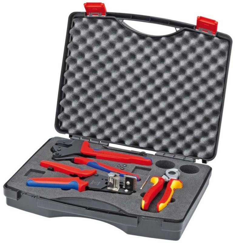 Knipex 97 91 01 Werkzeugset Techniker im Koffer 3teilig
