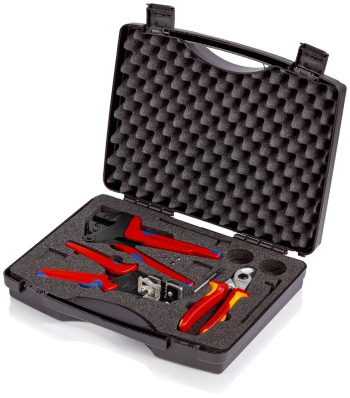 Knipex 97 91 01 Werkzeugset Techniker im Koffer 3teilig