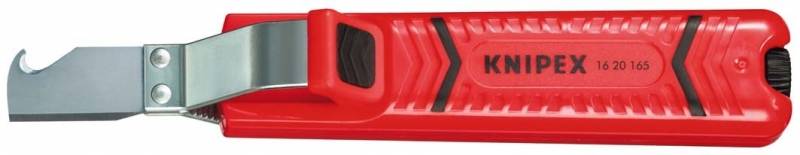 Knipex 16 20 165 SB Abisoliermesser Geeignet für Rundkabel 8 bis 28mm
