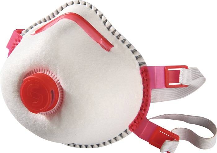 Ekastu 412 183 Feinstaubmaske mit Ventil FFP3 5 St. EN 149:2009 DIN 149:2009
