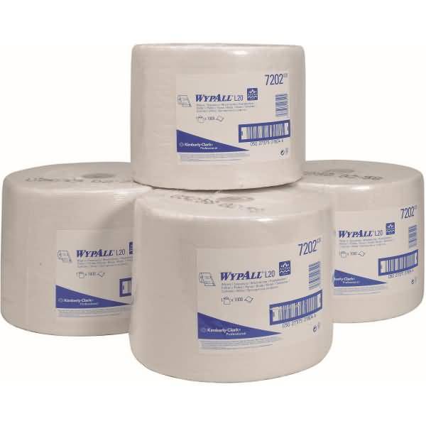 Wischtücher Wypall L10 Extra+ 1-lagig 38x24cm Großrolle weiß