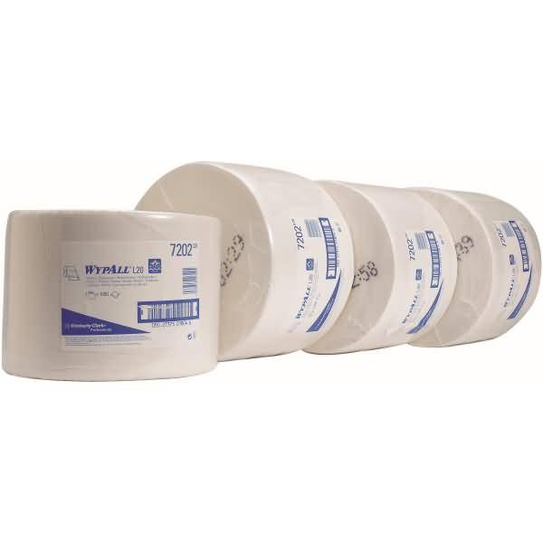 Wischtücher Wypall L10 Extra+ 1-lagig 38x24cm Großrolle weiß