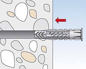 Fischer 72095 UX 6 x 50 R Universaldübel 50mm 6mm 100St.