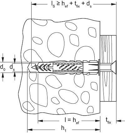 Fischer 62758 UX 12 x 70 Universaldübel 70mm 12mm 25St.