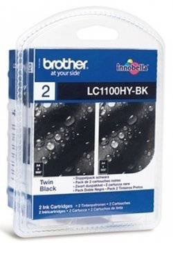 Brother LC1100HY-BK - 2er-Pack - Hohe Ergiebigkeit