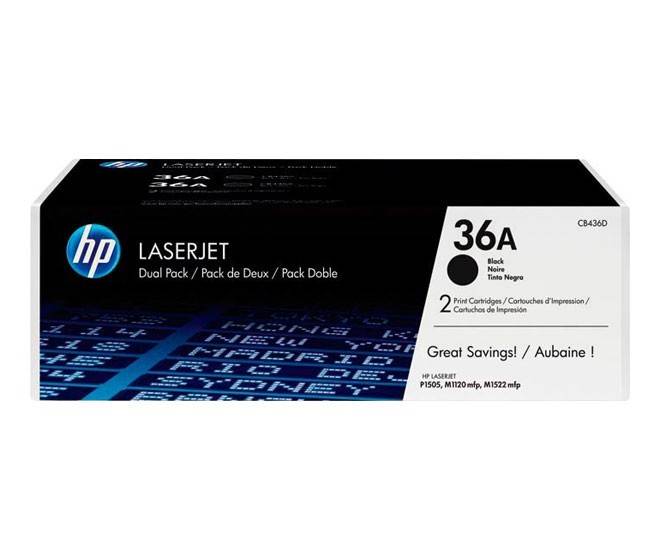 HP Lasertoner Doppelpack HP 36A (VE2) sw