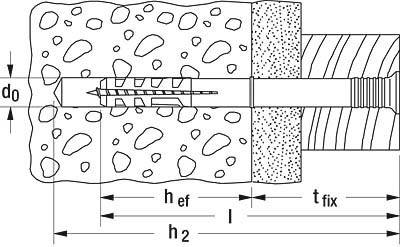 Fischer Deutschl. Nageldübel N 8 x 60 Z GP
