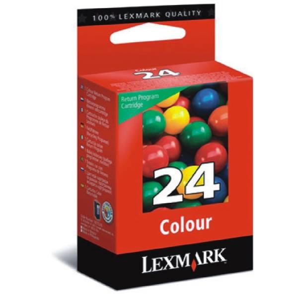 Lexmark Druckerpatrone 24 Original Cyan, Magenta, Gelb 18C1524E