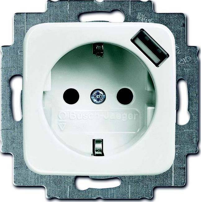 Busch-Jaeger Schuko/USB-Steckdose 20 EUCBUSB-214