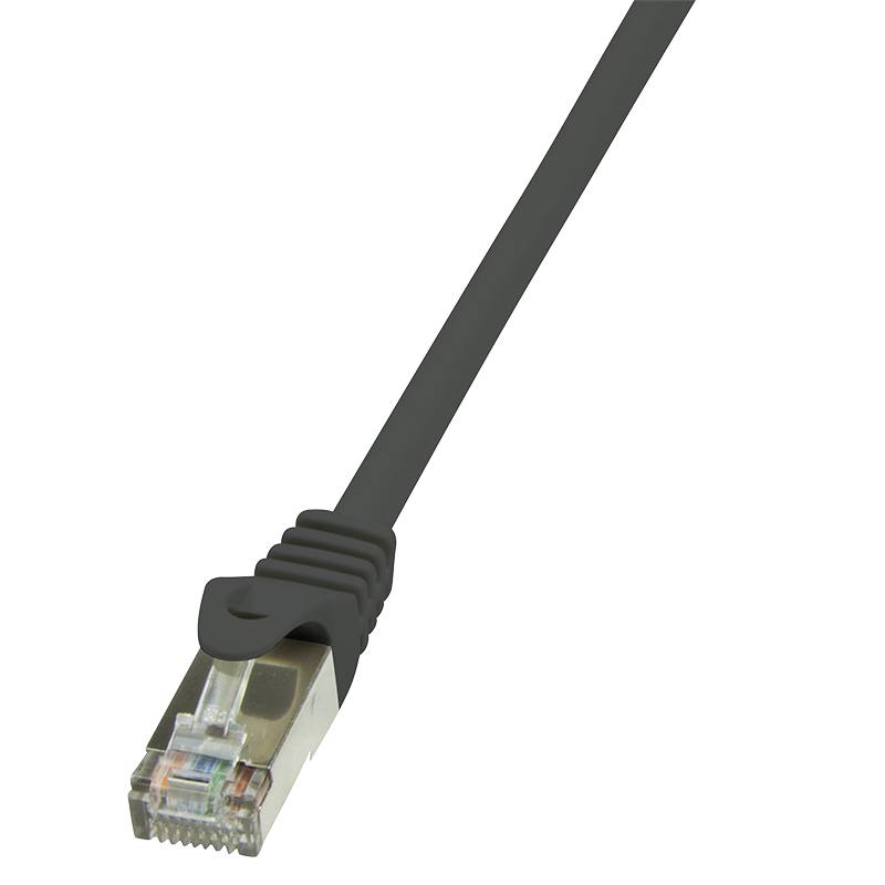 LogiLink Professional Patchkabel Cat.6 F/UTP EconLine, schwarz, 2m