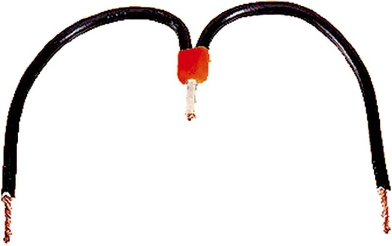 LAPP 61802033 Zwillings-Aderendhülse 6mm² Teilisoliert Gelb 100St.