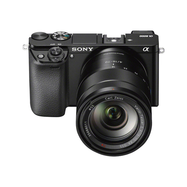 Sony ALPHA 6000 E-MOUNT KIT + 16-50MM E-Mount Systemkamera SEL-P16-50 mm inkl. Standard-Zoomobjektiv 24.3 Megapixel Schwarz Full HD Video, WiFi