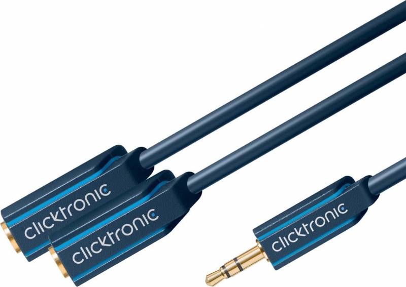 Clicktronic MP3 Sound-Duo-Adapter 70491