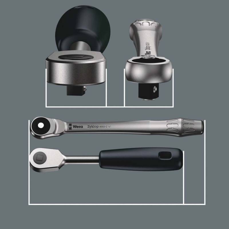 Wera Werk Metall-Knarrensatz 004017