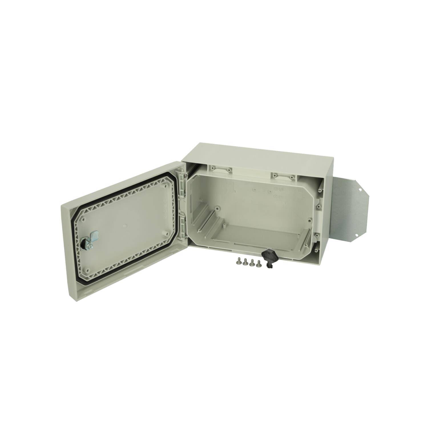 FIBOX Wandschaltschrank mit Deckel und Deckeldichtung, Serie: ARCA IEC ohne metrischen Vorprägungen, Werkstoff Gehäuse