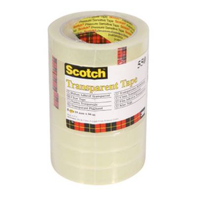 3M 5501966 5501966 Klebeband Scotch® 550 Transparent (L x B) 66 m x 19 mm 8 St.