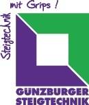 Stufenstehleiter 2x3 Stufen Alu.Leiterlänge 690mm GÜNZBURGER