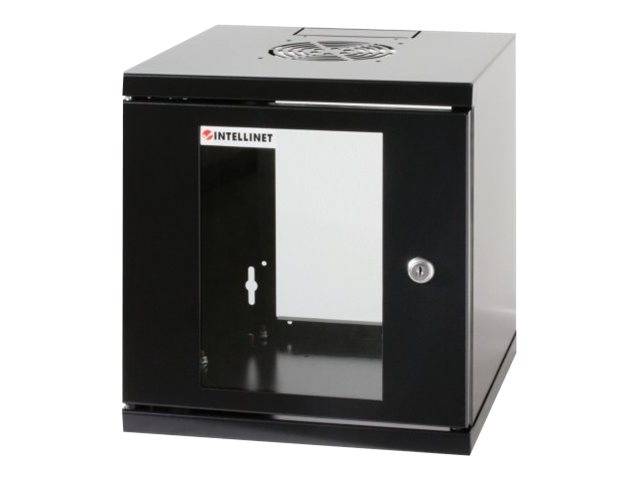 Intellinet 711692 10 Zoll Wandgehäuse (B x H x T) 300 x 320 x 300mm 6 HE Schwarz (RAL 9005)