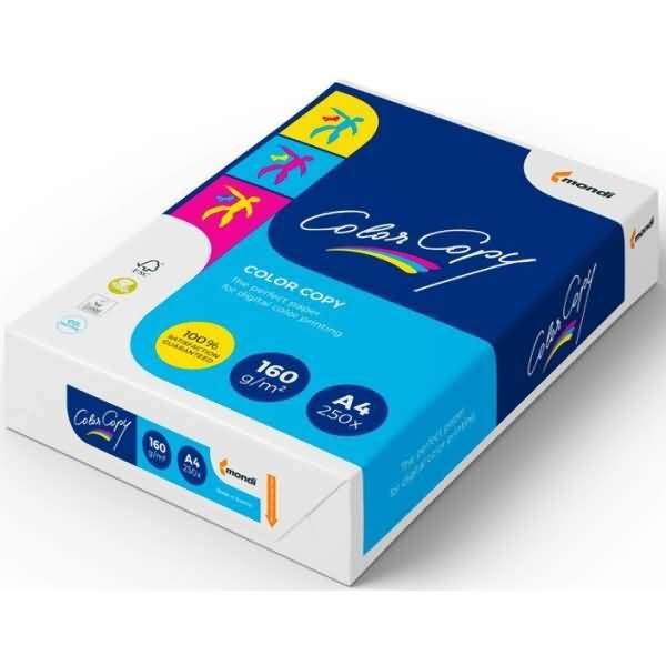 Kopierpapier Mondi ColorCopy A4 160 g/qm weiß VE=250 Blatt