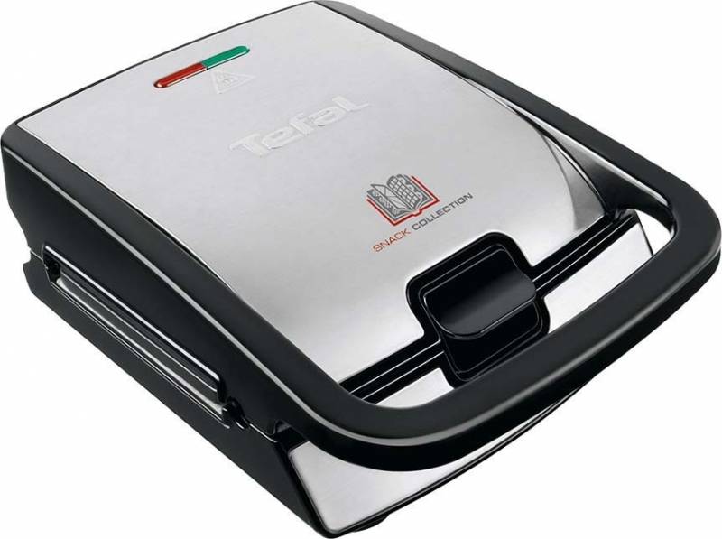 2 Stück Tefal Waffelautomat SW 852D sw/eds