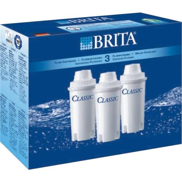 Brita Classic 3er Pack 020538 Filterkartusche Weiß