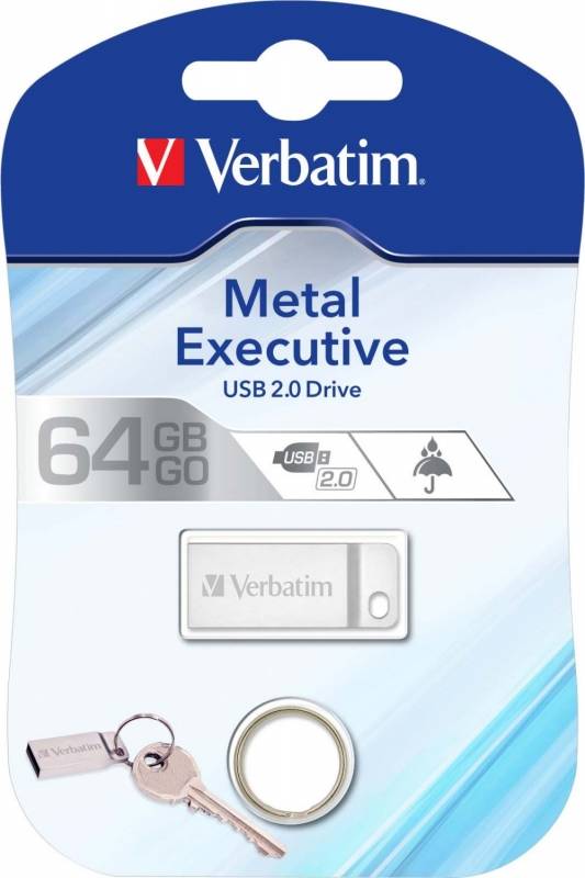 Verbatim USB-Stick 64GB 2.0 98750 Silber