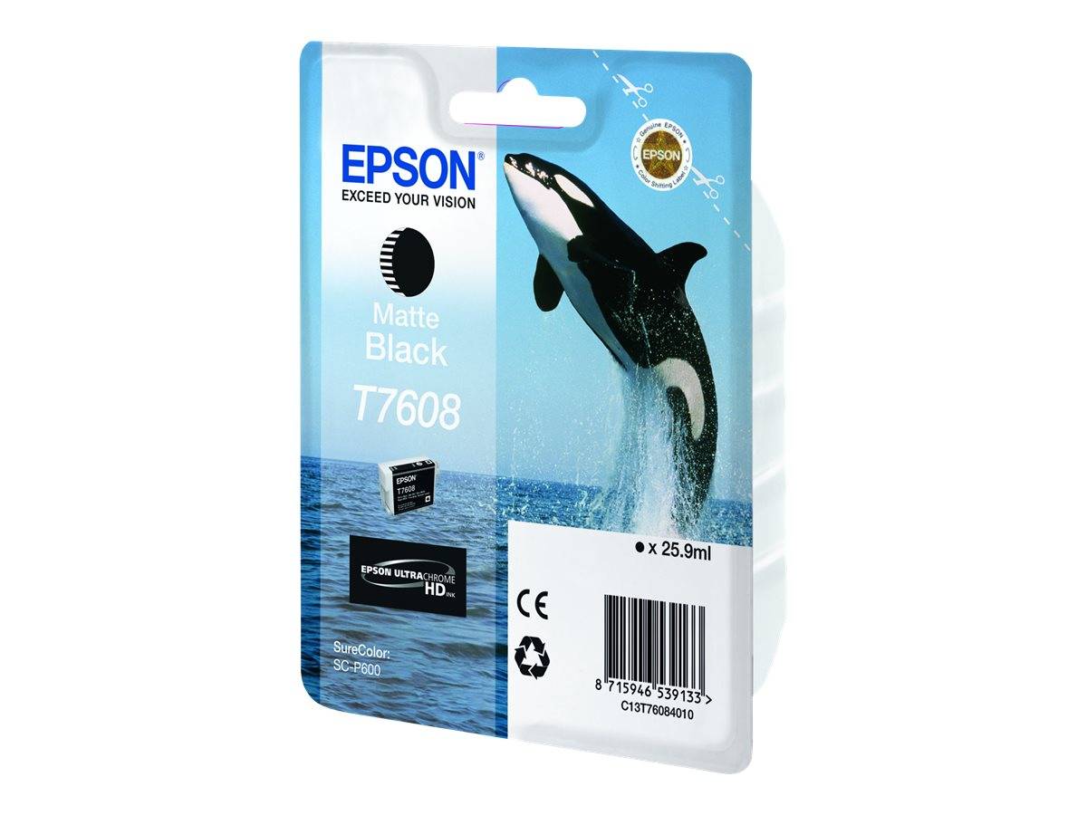 Epson T7608 - 26 ml - mattschwarz - original