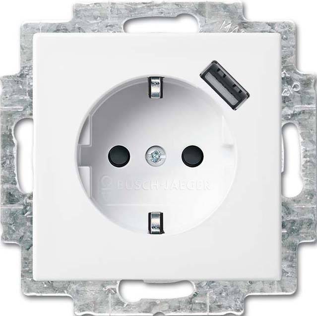 Busch-Jaeger SCHUKO USB-Steckdose 20 EUCBUSB-914
