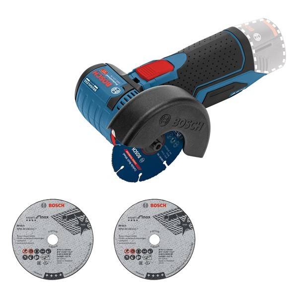Bosch Professional 06019F2000 Akku-Winkelschleifer 76mm ohne Akku 12V