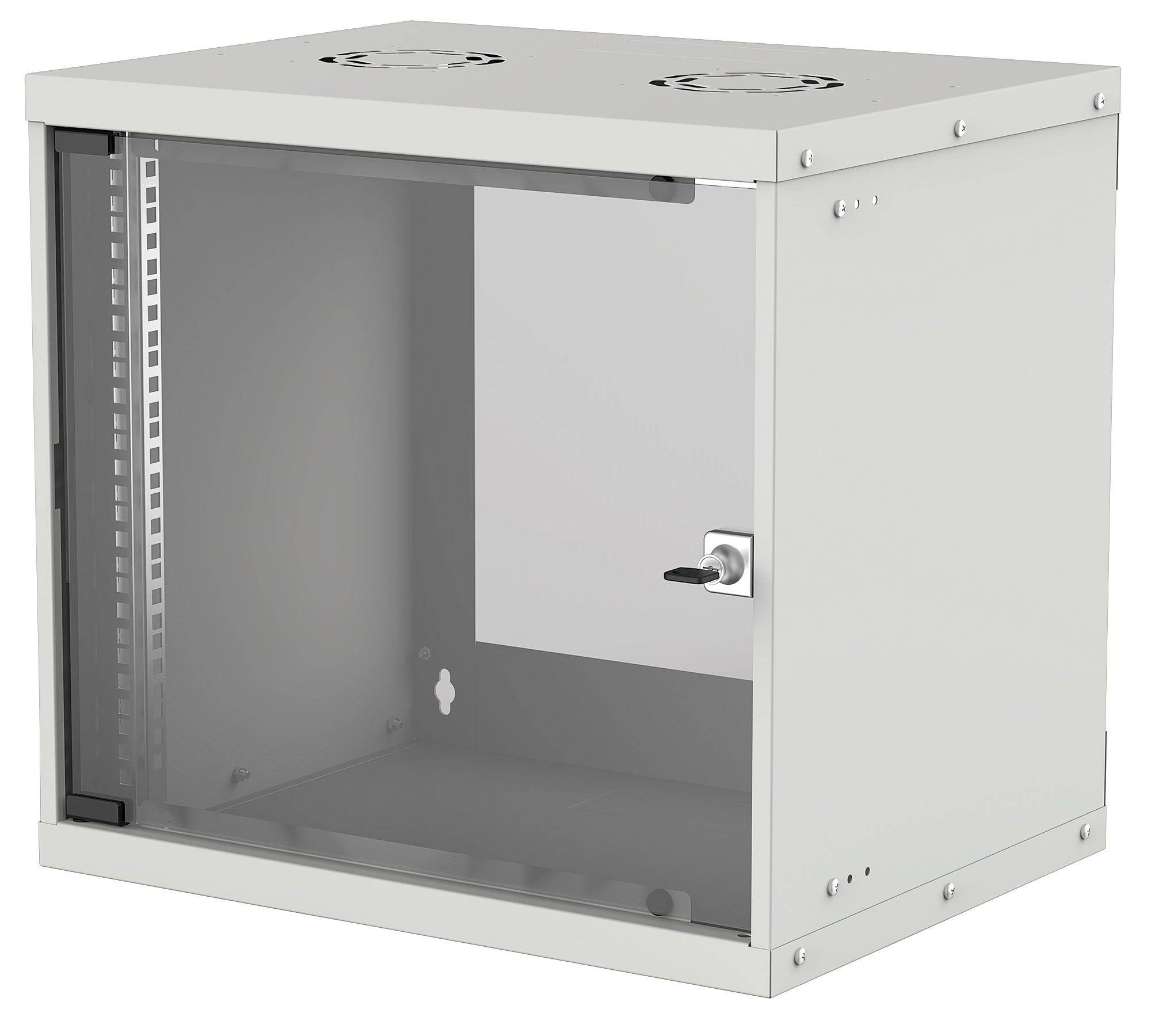 Intellinet Basic Line 9HE 19 Zoll Wandgehäuse (B x H x T) 540 x 487 x 560mm 9 HE Lichtgrau (RAL 7035)