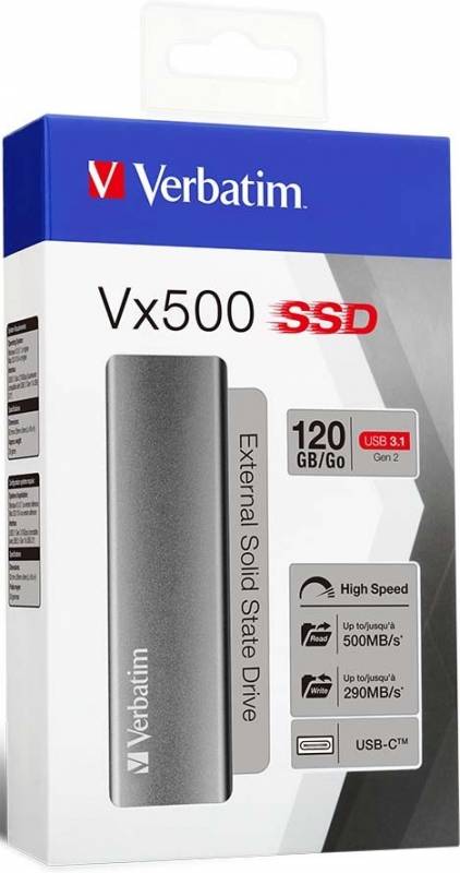 Verbatim SSD Extern 120GB USB3.1 47441