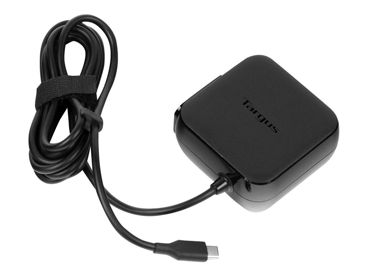 Targus Universal - Netzteil - 45 Watt - 3 A (USB-C) - Schwarz - Großbritannien u