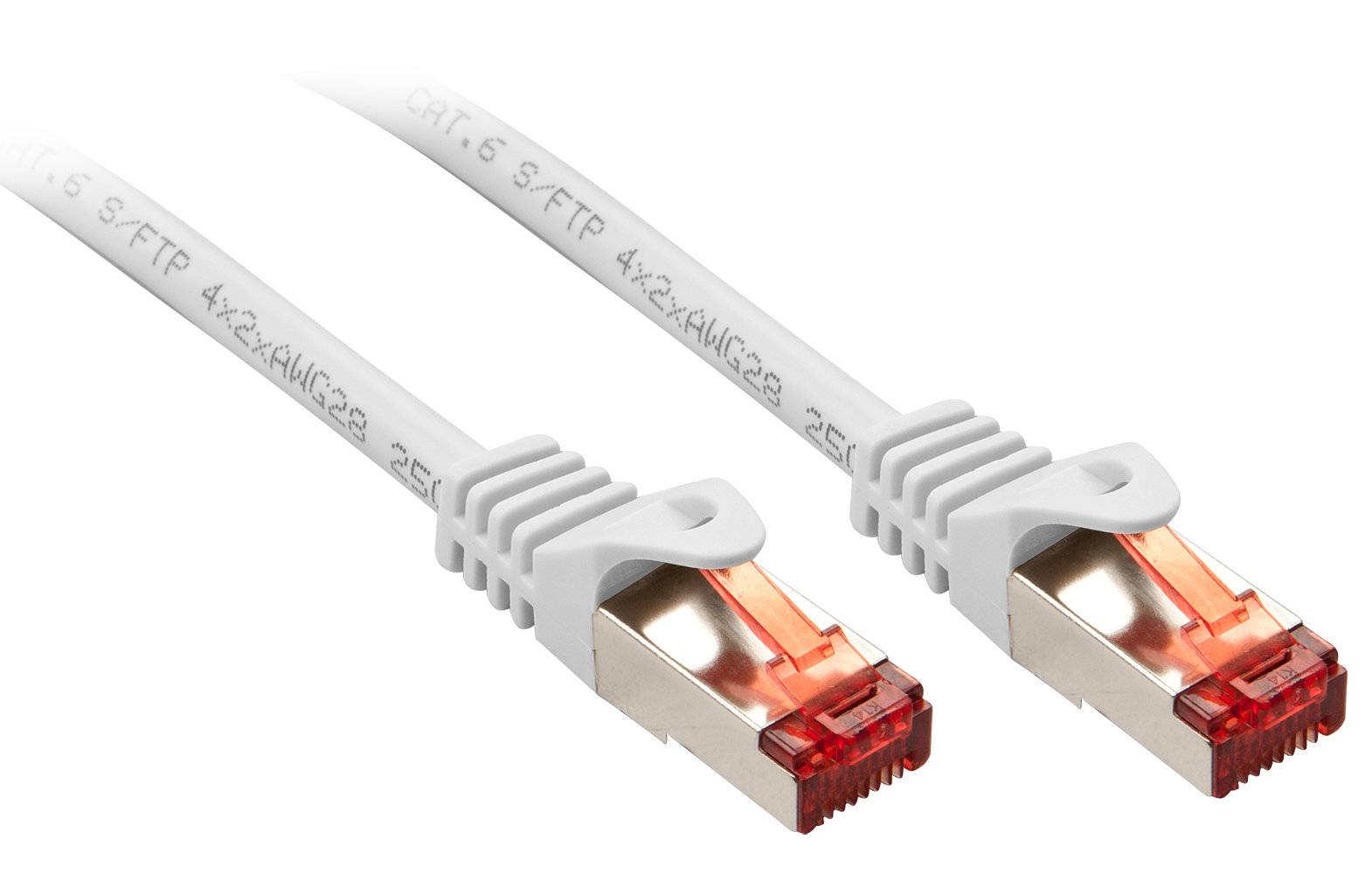 Lindy 47380 0.3m Cat.6 S/FTP Netzwerkkabel, weiß