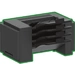 Lexmark 4-Bin Mailbox - Ausgabefach - 100 Blätter in 4 Schubladen (Trays) - für Lexmark B2865, MS725, MS821, MS822, MS82 Lexmark 4-Bin Mailbox - Ausgabefach - 100 Blätter in 4 Schubladen (Trays) - für Lexmark B2865, MS725, MS821, MS822, MS82