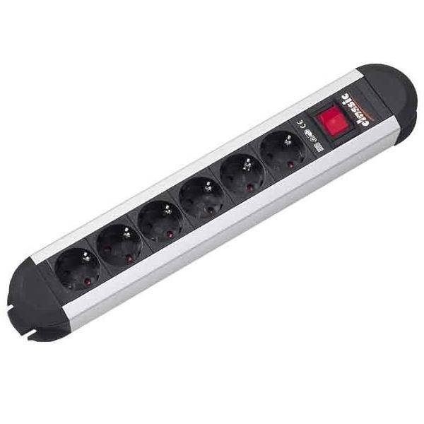 Bachmann PRIMO - Steckdosenleiste - Eingabe, Eingang power CEE 7/7 - Ausgangsanschlüsse: 3 (3 x Stecker CEE 7/3)