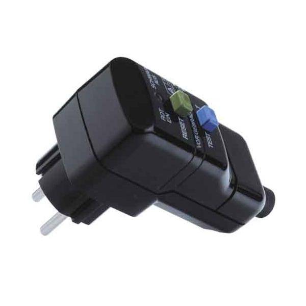 Bachmann 919.183 Personenschutz-Zwischenstecker PRCD 230V Schwarz IP44