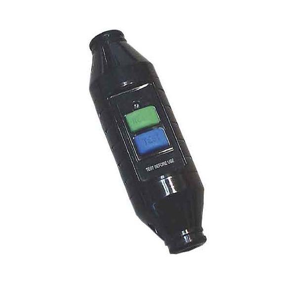 Bachmann 919.189 Personenschutz-Zwischenstecker PRCD 250V Schwarz IP55