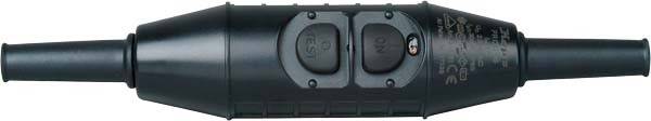 Bachmann 919.016 Personenschutz-Zwischenstecker PRCD-S 230V Schwarz IP55