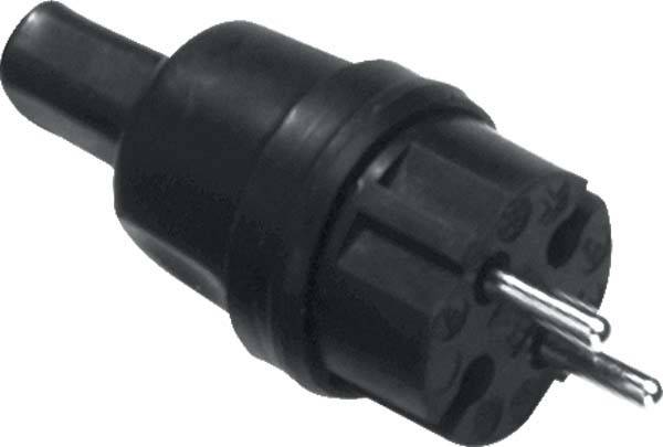 Bachmann Flachkabelstecker sw 740.002