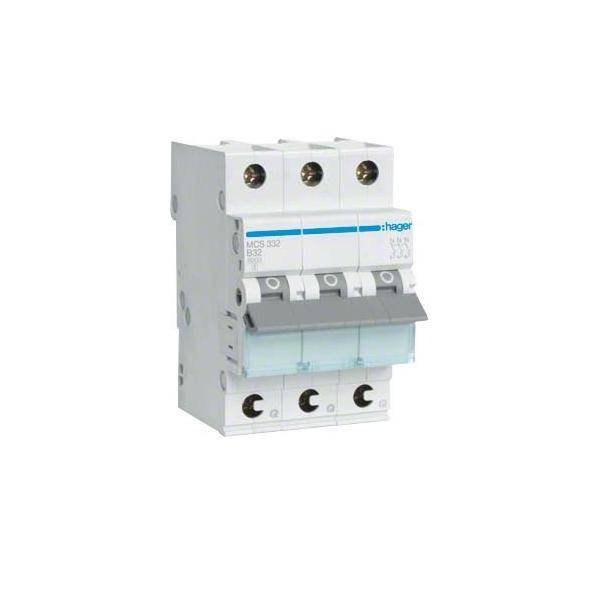 Hager Leitungsschutzschalter MCS332