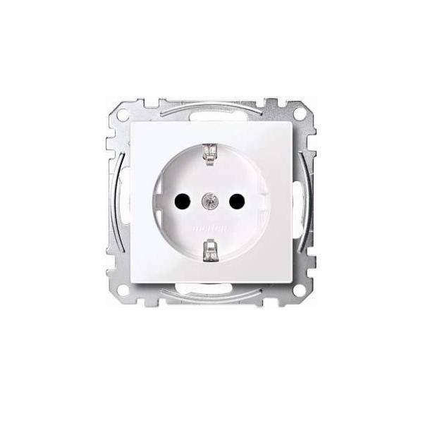 Merten SCHUKO-Steckdose aws/gl MEG2300-0325