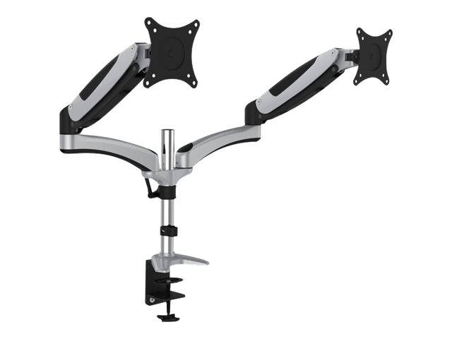 DIGITUS - Universal Dual Monitorhalter mit Gasdruckfeder und Klemmbefestigung