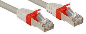 LINDY 45360 RJ45 Netzwerkkabel, Patchkabel CAT 6a S/STP 30.00 m Grau 1 St.