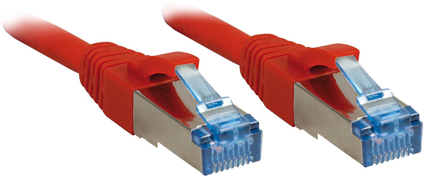 Lindy 47169 15m Cat.6A S/FTP LSZH Netzwerkkabel, rot