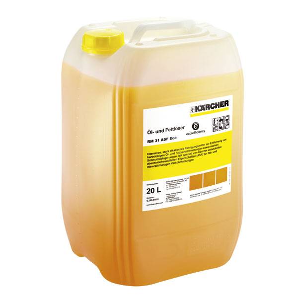 Öl- und Fettlöser,f. Hochdruckreiniger,20l,pH-Wert 13,5
