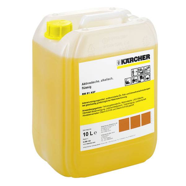 Aktivreiniger,f. Hochdruckreiniger,200l,f. Planen/Fahrzeug/Motor,entfernt Fette/Öle/Mineralien,alkalisch