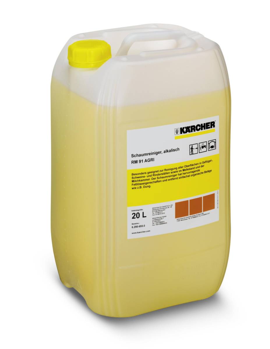 Schaumreiniger,f. Hochdruckreiniger,10l,entfernt organisches Material/Fette,alkalisch