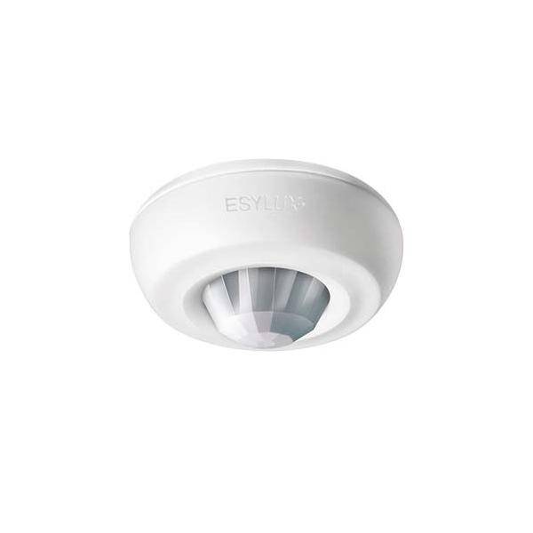 ESYLUX EB10430855 Aufputz Decken-Präsenzmelder 360° Weiß IP40
