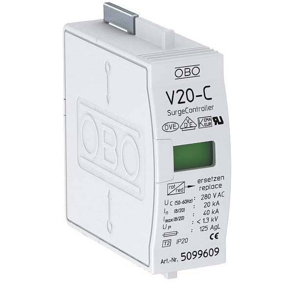 OBO Bettermann Oberteil f.Übersp.ableiter V20-C 0-280