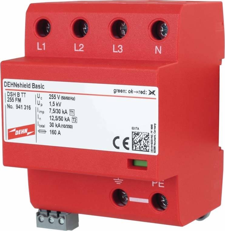 DEHN Anwendungsoptim.Kombi-Abl. DSH B TT 255 FM